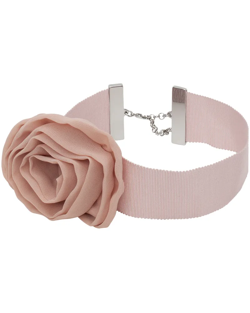 Blumarine Pink Rose Choker N0144