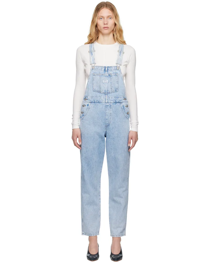 Levi's Blue Vintage Overalls Mesh