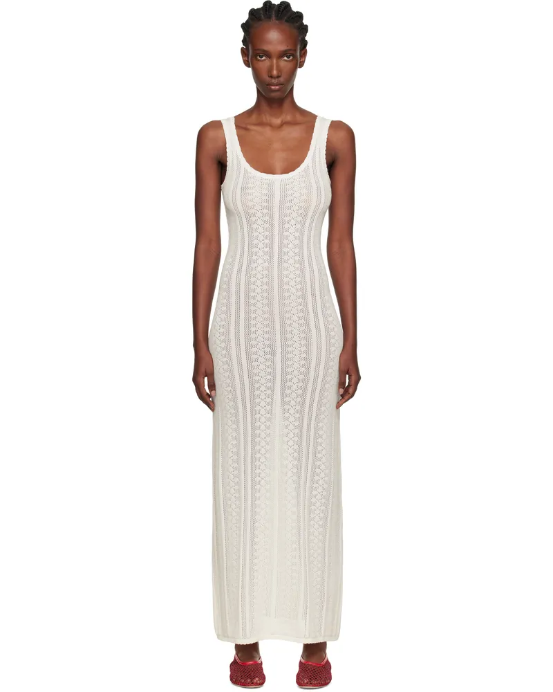 Holzweiler White Tine Crochet Maxi Dress 1001