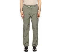 Green Relaxed Trousers