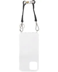 1017 ALYX 9SM Transparent Small Leather Strap iPhone 12 Case Trasparent