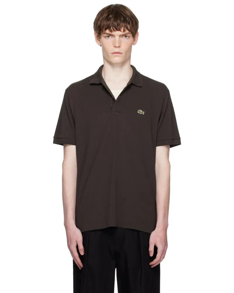 Lacoste Brown Classic Fit L.12.12 Light Piqué Polo Port