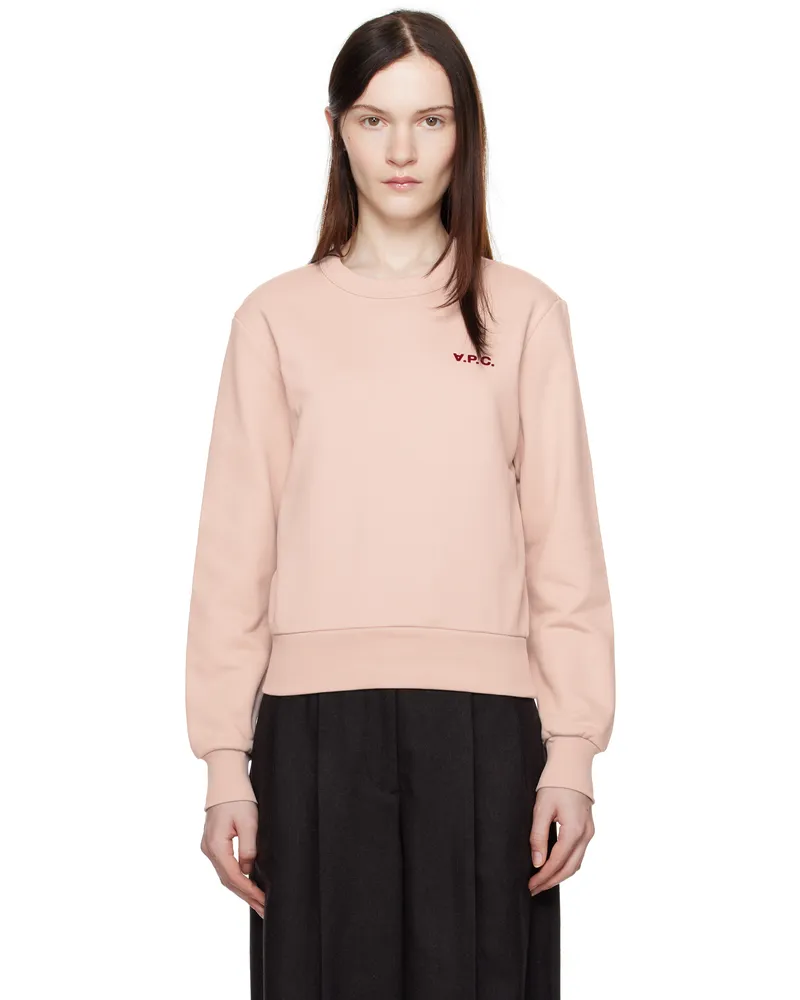 A.P.C. Pink Petit 'VPC' Boxy Sweatshirt Rose