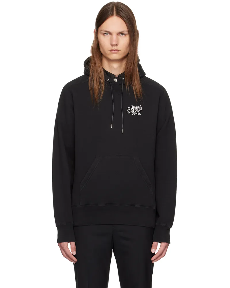 Sacai Black Gonz Edition 'One Love' Hoodie 001