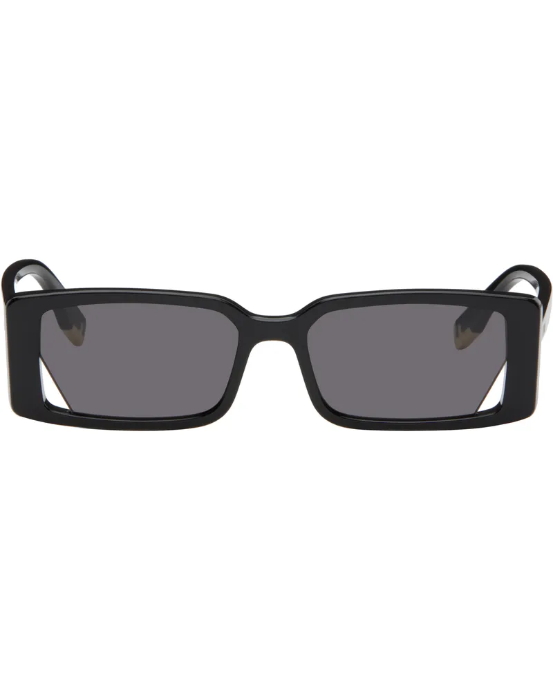 Fendi Black 'Fendi Way' Sunglasses Shiny