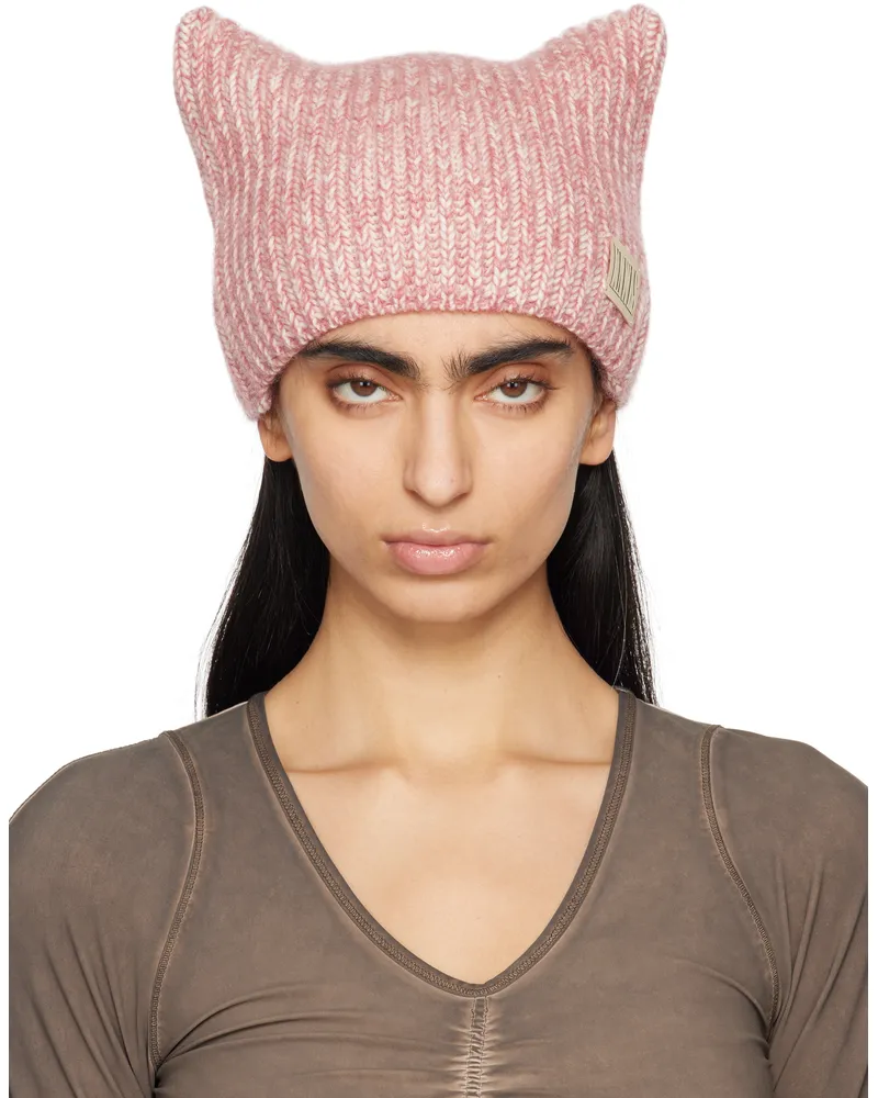 Charlotte Knowles Pink Precious Beanie Pink