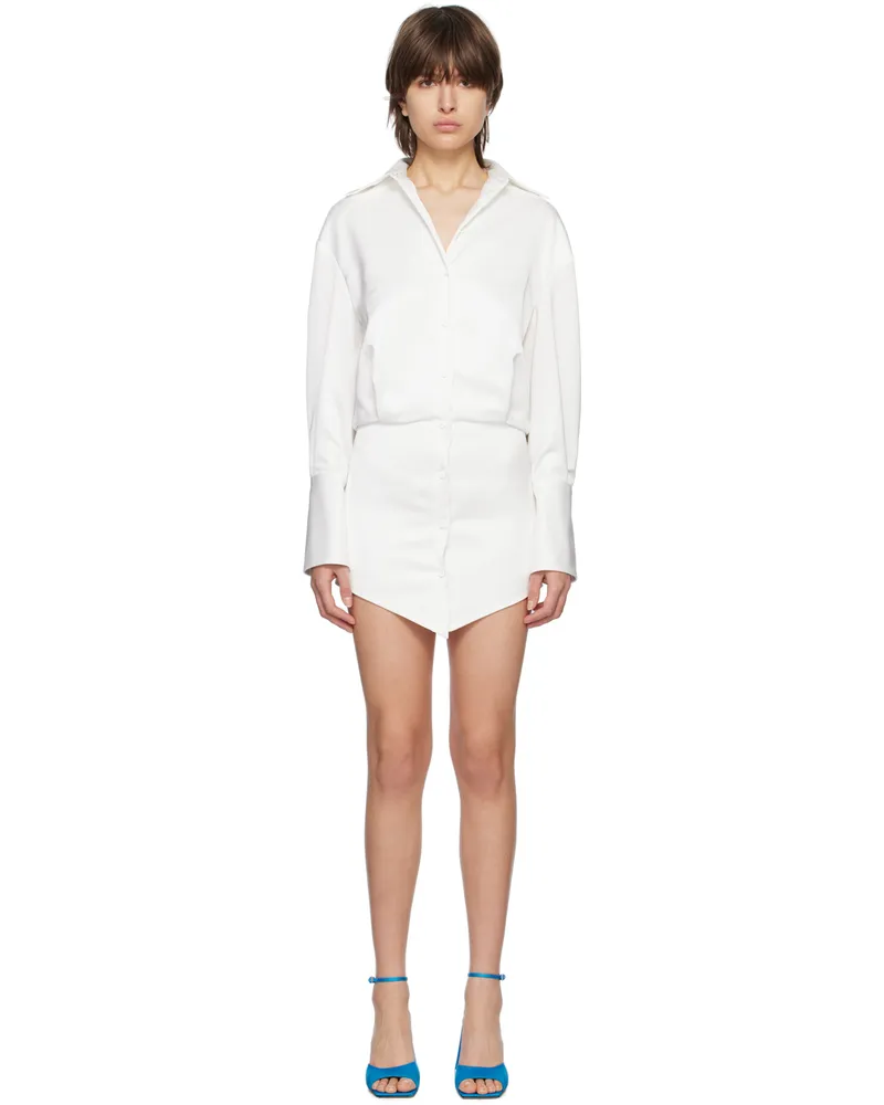 ATTICO White Silvye Minidress 001