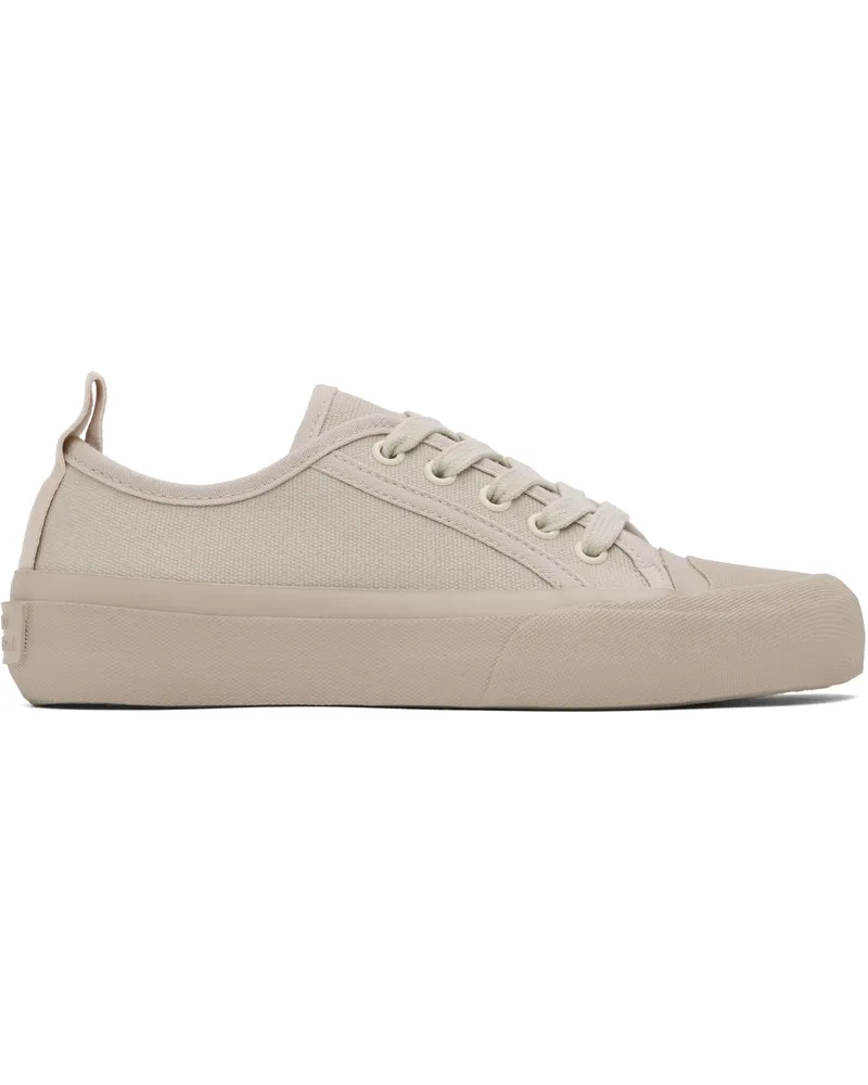 Studio Nicholson Taupe Byrd Canvas Sneakers Dove
