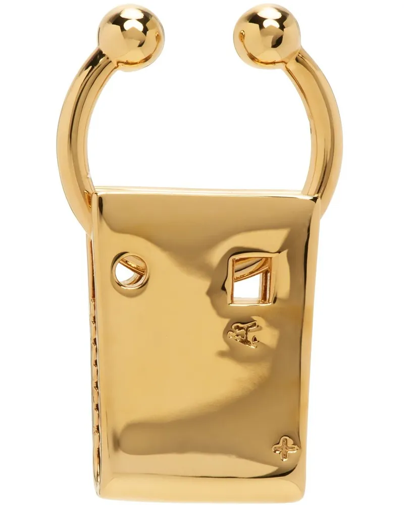 1017 ALYX 9SM Gold Lightercap Septum Ring Gold