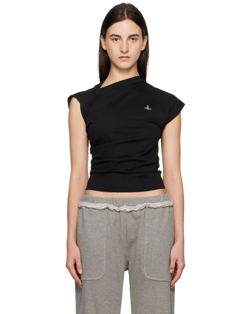 Vivienne Westwood Black Hebo T-shirt N401