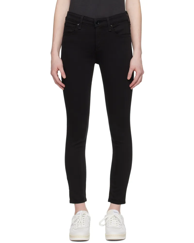 Rag & Bone Black Cate Jeans Black