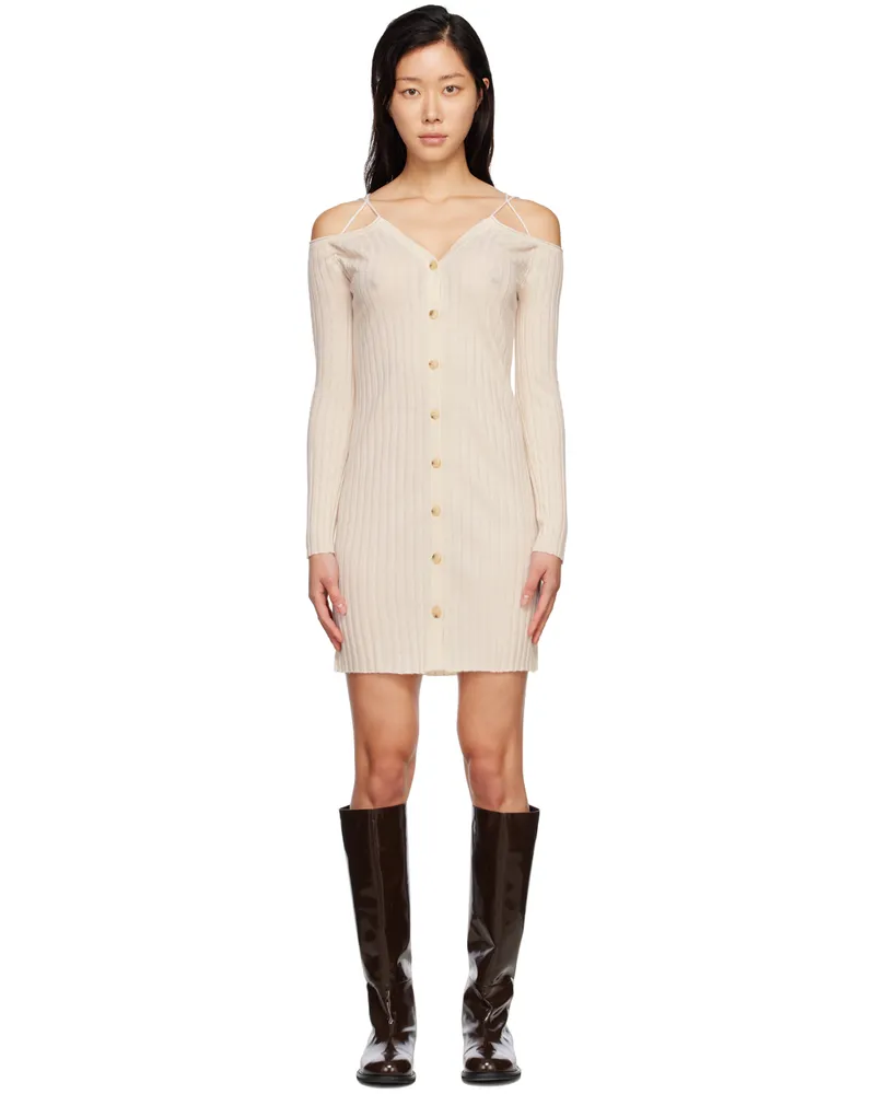 Lisa Yang Off-White Clarita Midi Dress Eg
