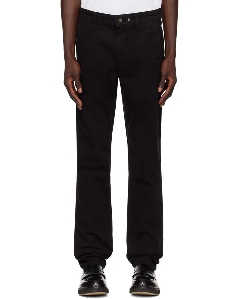 Rag & Bone Black Fit 2 Trousers Black