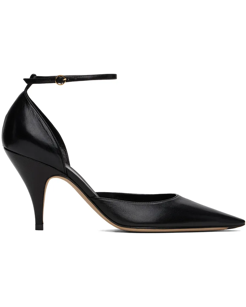 The Row Black Liisa D'Orsay Pump Heels Blk