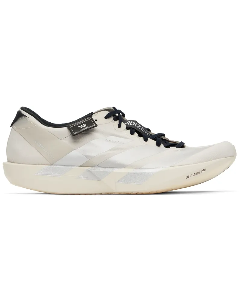Y-3 Off-White Adios 9 M Sneakers Beige