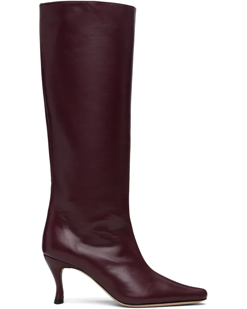by FAR Burgundy Stevie 42 Knee-High Boots Rd028
