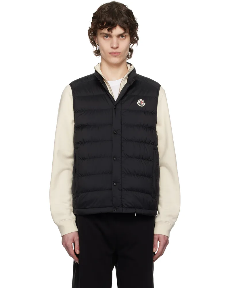 Moncler Black Barthe Down Vest 999