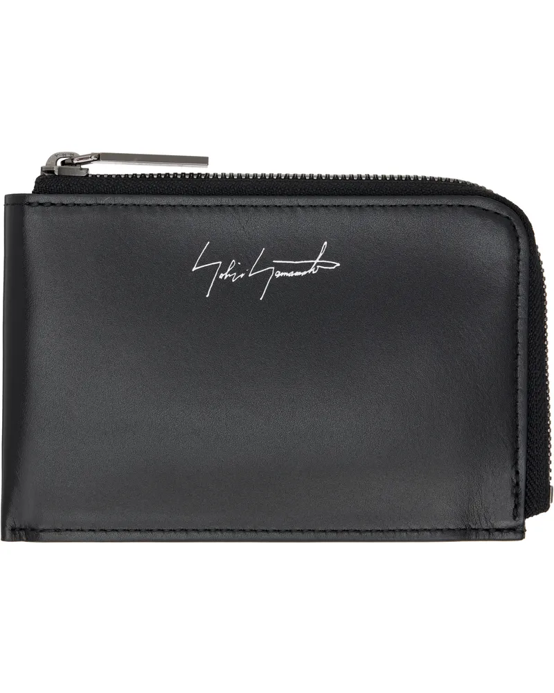 Yohji Yamamoto Black Plain Wallet 1