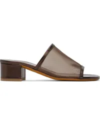 Maryam Nassir Zadeh Bronze Sophie Slides Penny