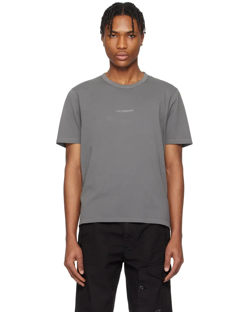C.P. Company Gray 24/1 Jersey Resist Dyed T-shirt 935