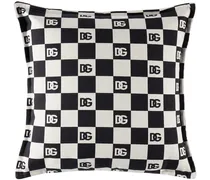 Black & White Checkered DG Logo Cushion