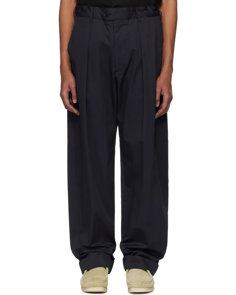 Engineered Garments Navy Carlyle Trousers Pbdk.Navy