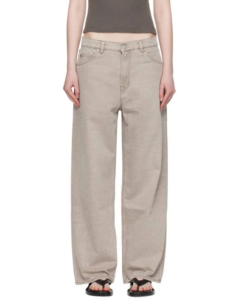 Our Legacy Beige Vast Cut Jeans Vienna