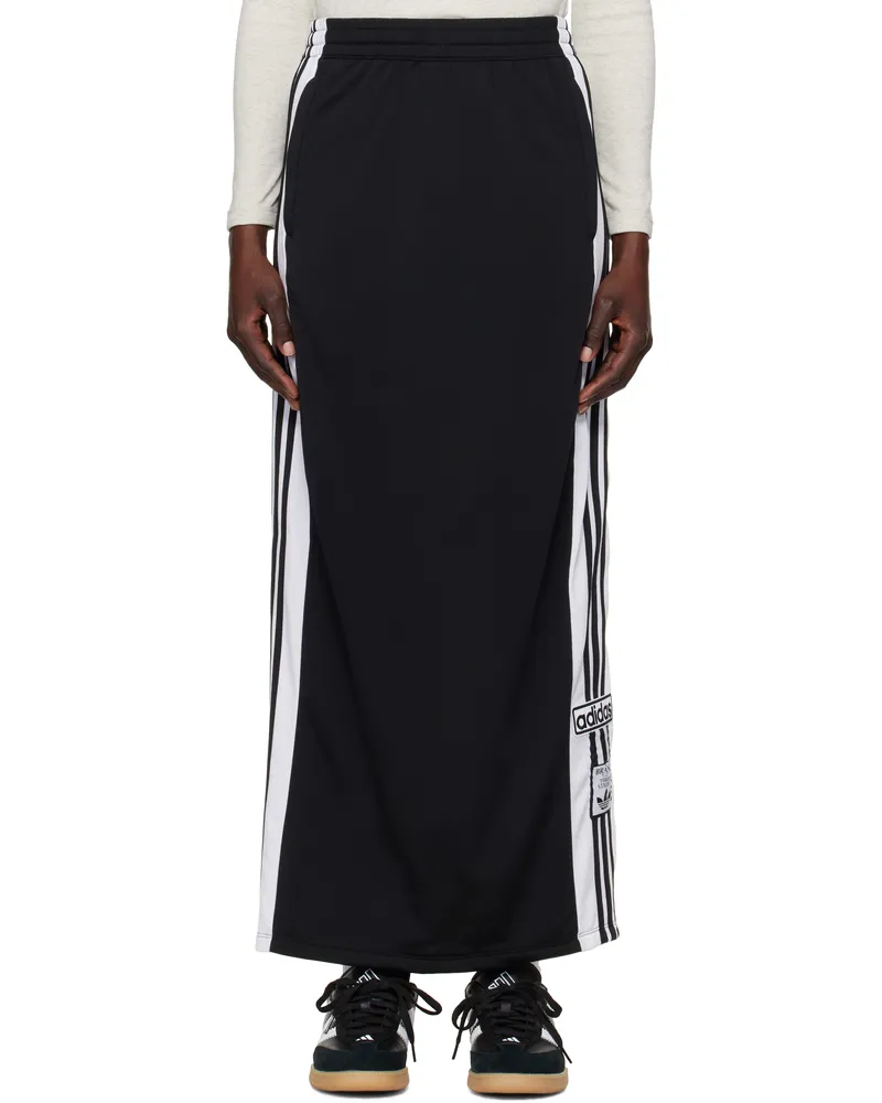 adidas Black Adicolor Adibreak Maxi Skirt Black
