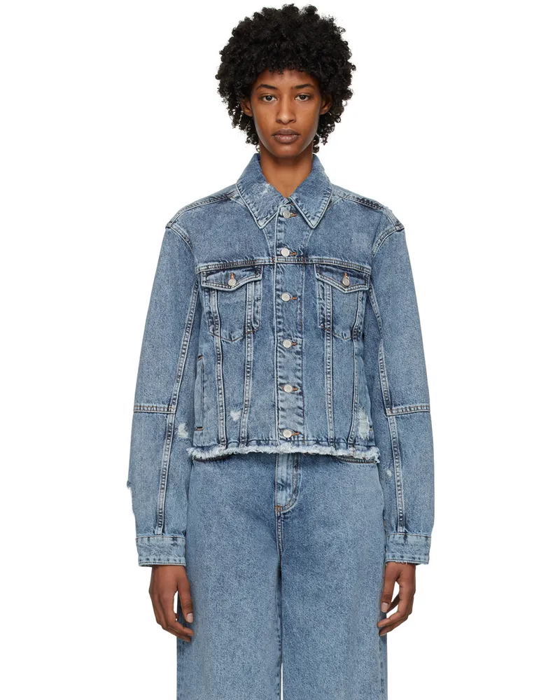Han Kjøbenhavn Blue Short Denim Jacket Light