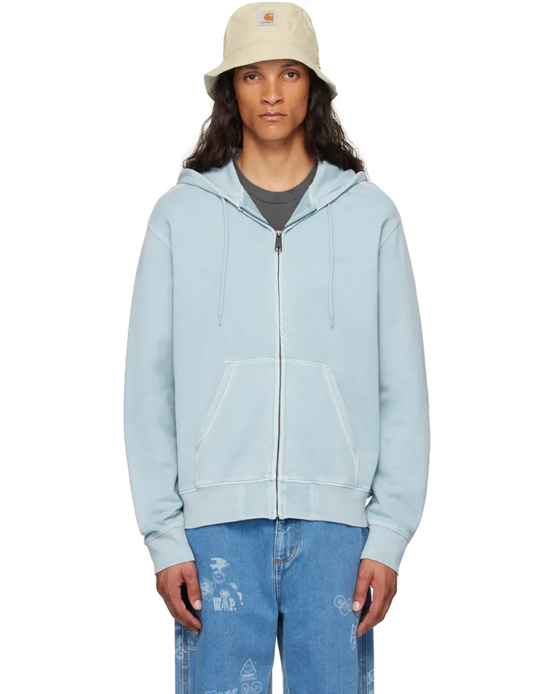 Carhartt WIP Blue Duster Script Hoodie Gd