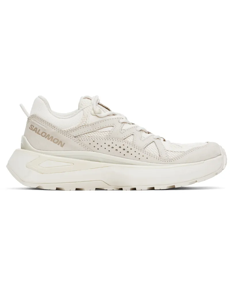 Salomon Off-White & Beige Odyssey ELMT Low Sneakers Vanilla
