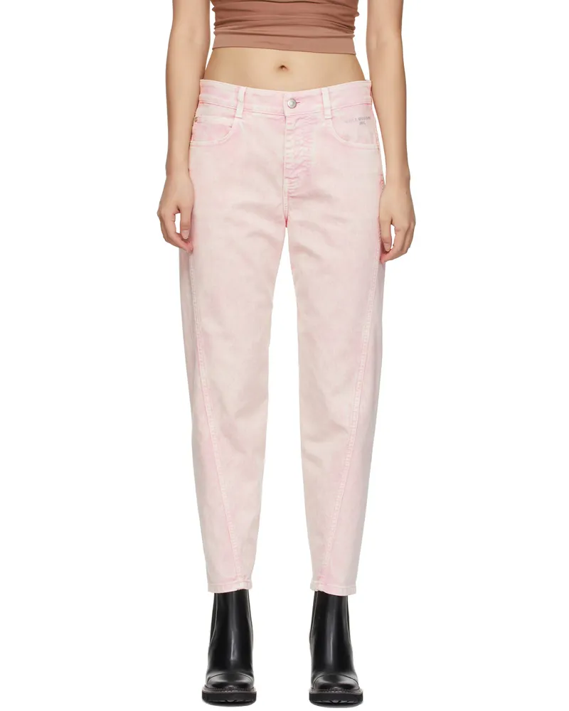 Stella McCartney Pink Twisted Seam Jeans 8061