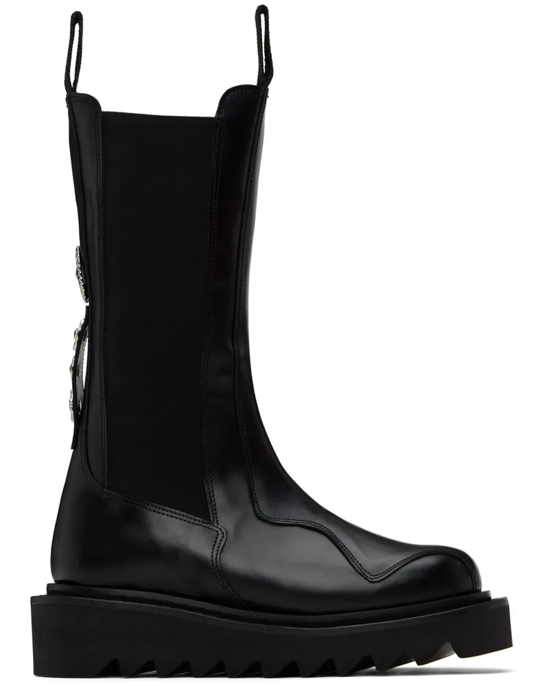Toga SSENSE Exclusive Black Chelsea Boots Aj1121