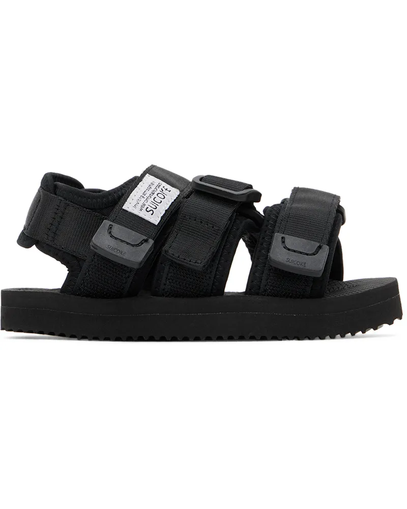 SUICOKE Kids Black Kisee Sandals Black