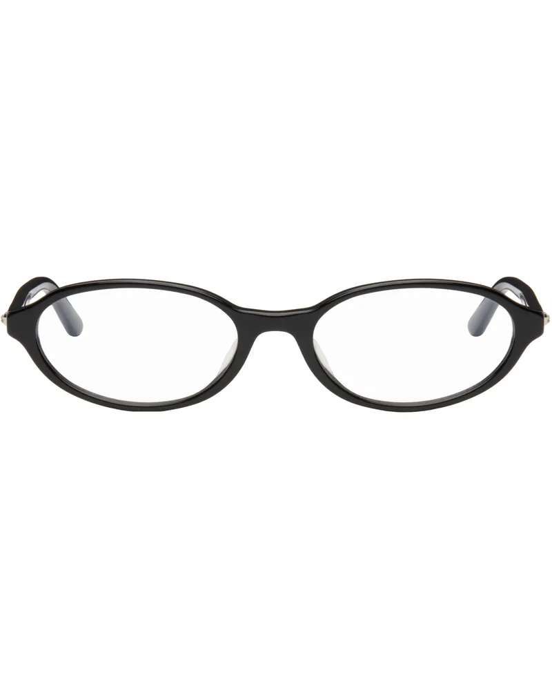 Bonnie Clyde Black Oval Baby Glasses Black