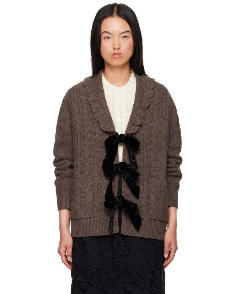 Sea Brown Mariella Cardigan Moss