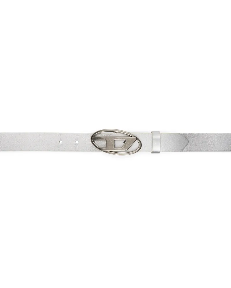 Diesel Kids Silver Logo Belt K83i