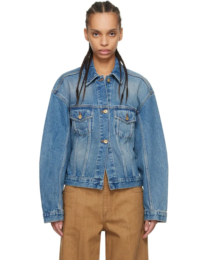 Jacquemus Blue Les Classiques 'The denim de-Nîmes' Denim Jacket 33c
