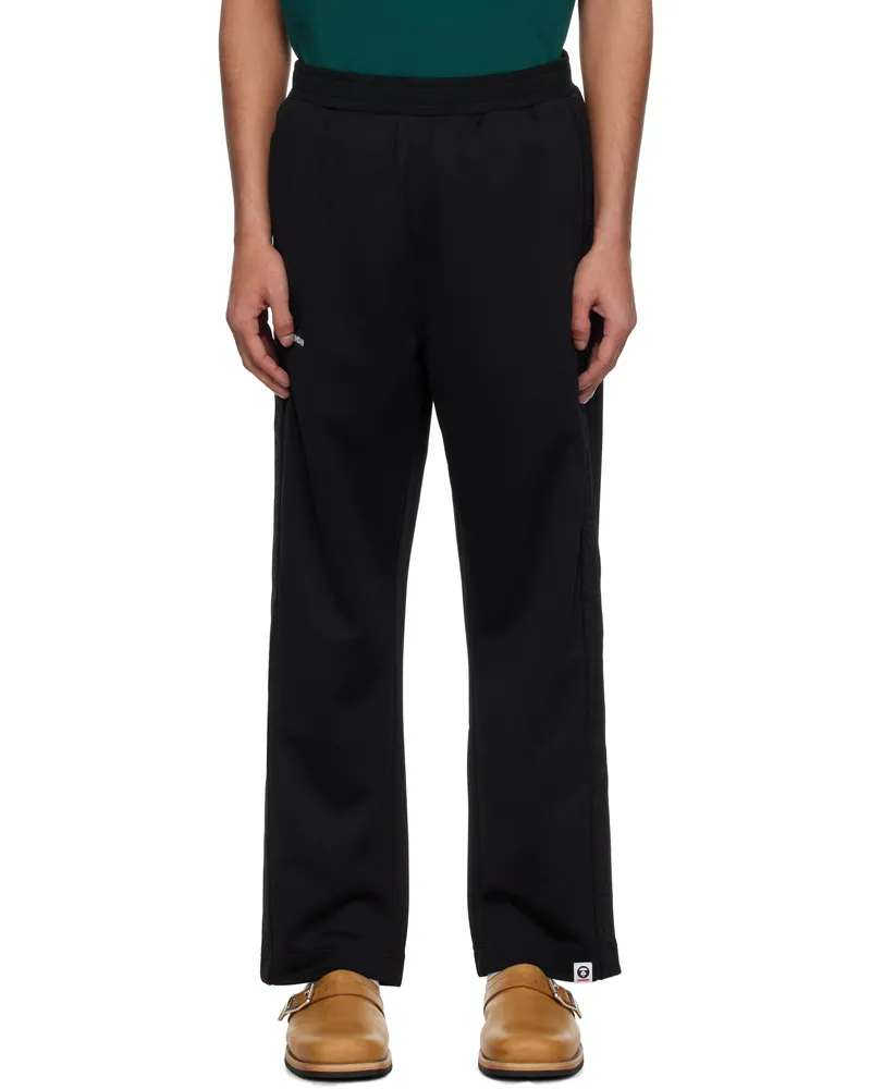 AAPE by A Bathing Ape Black 'AAPE Now' Sweatpants Bkx