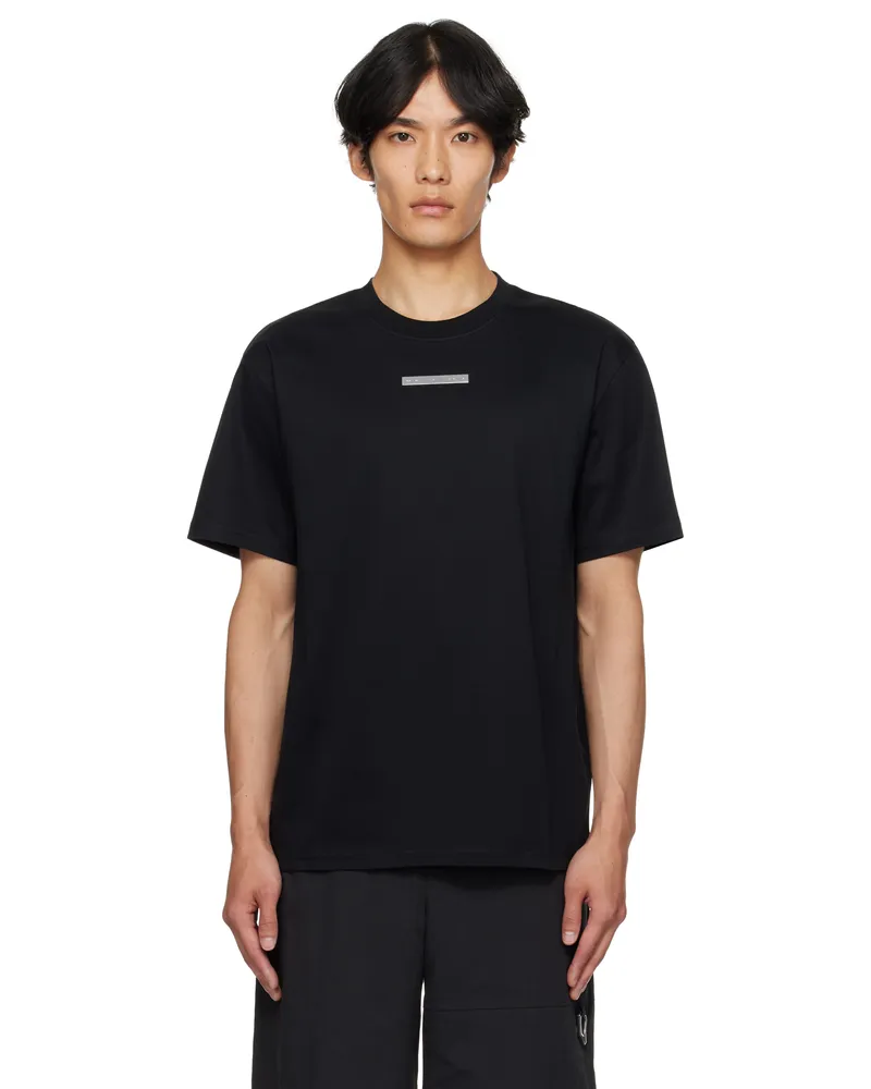 Heliot Emil Black Astrape T-shirt Cotton