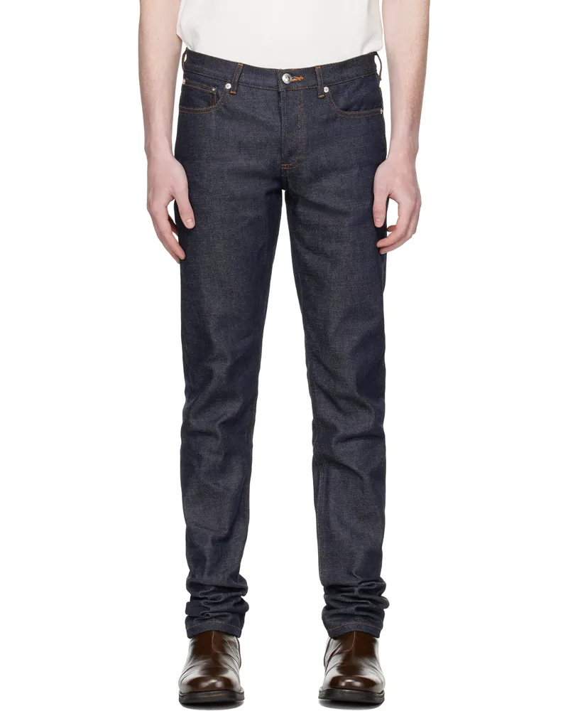 A.P.C. Navy Petit Standard Jeans Iai