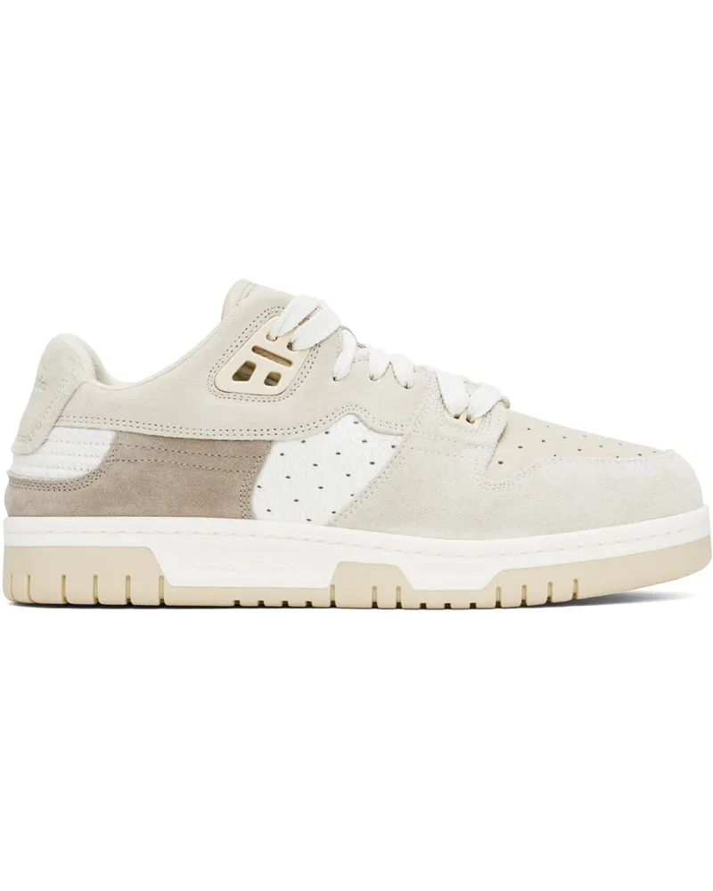Acne Studios White & Beige Low Top Sneakers 6dwhite