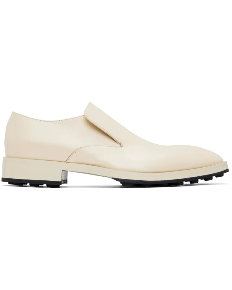Jil Sander Off-White Pointed Loafers 109