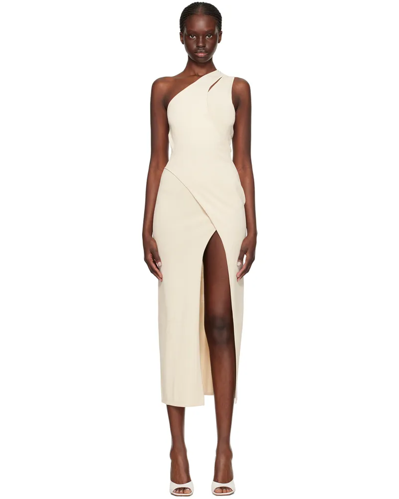 bec & bridge Beige Mira Maxi Dress Ivory