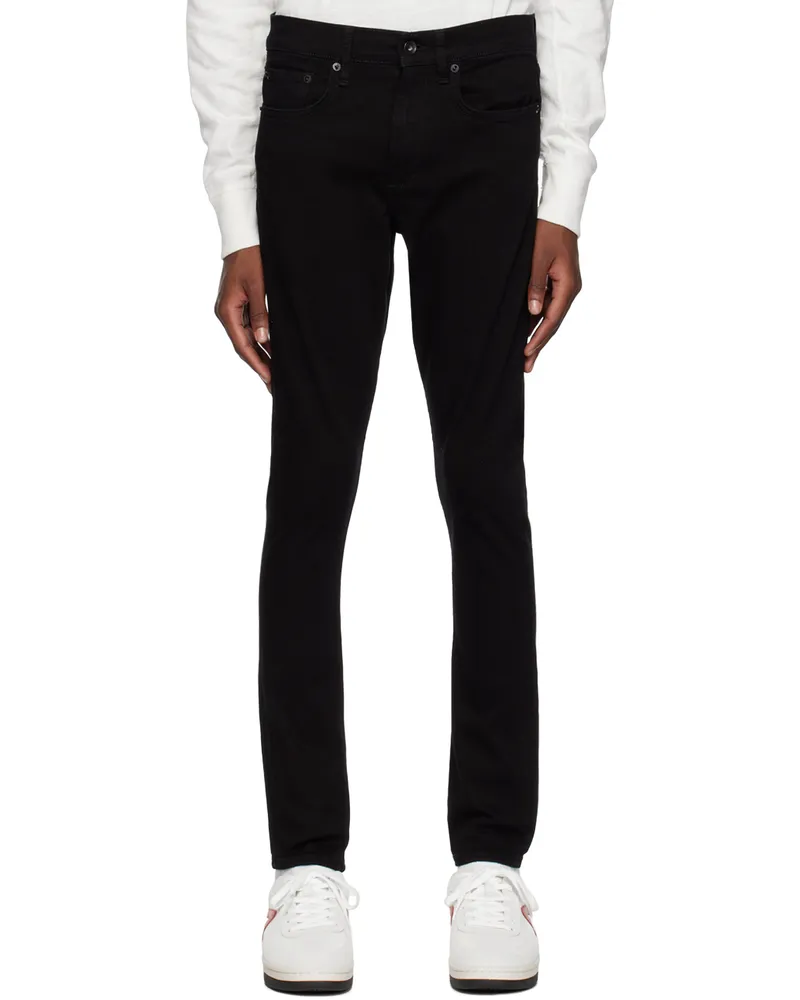 Rag & Bone Black Fit 1 Jeans Black