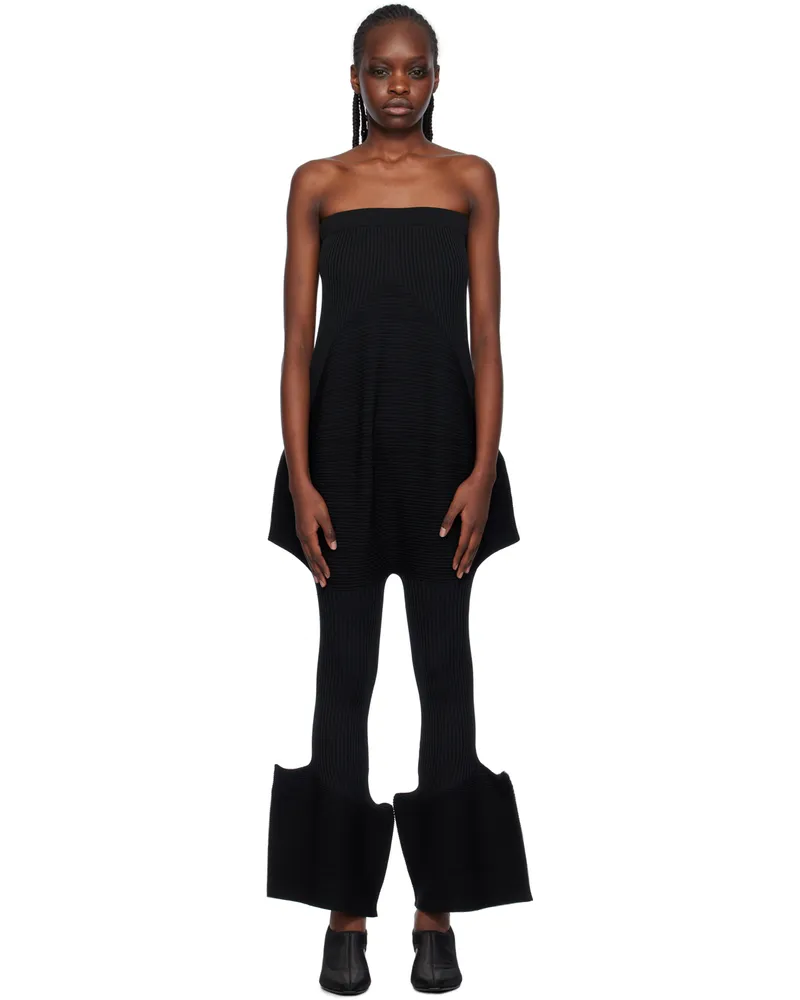 Issey Miyake Black Exuberance Jumpsuit 15-black