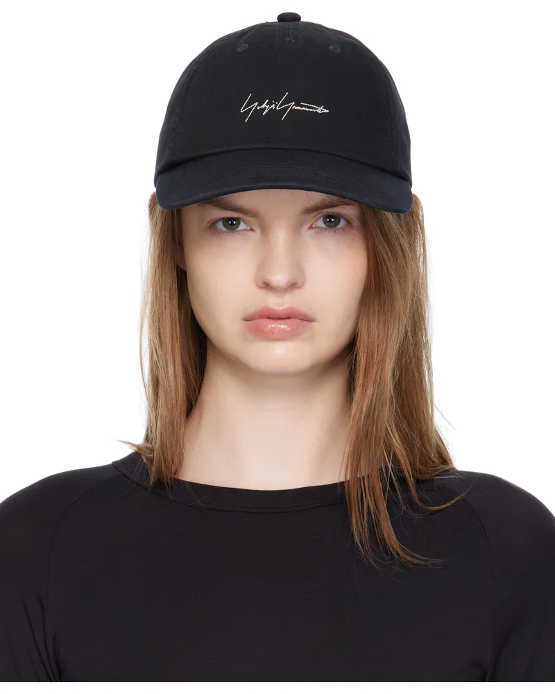 Yohji Yamamoto Black Y-3 KURO Dad Cap Black