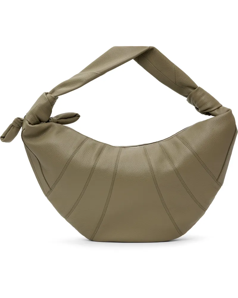 Christophe Lemaire Khaki Fortune Croissant Bag Gr641