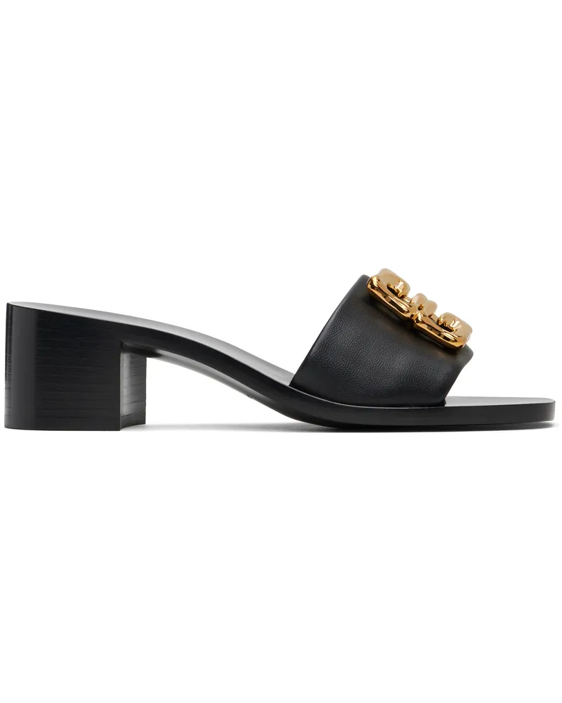 Givenchy Black 4G Heeled Sandals 001-black