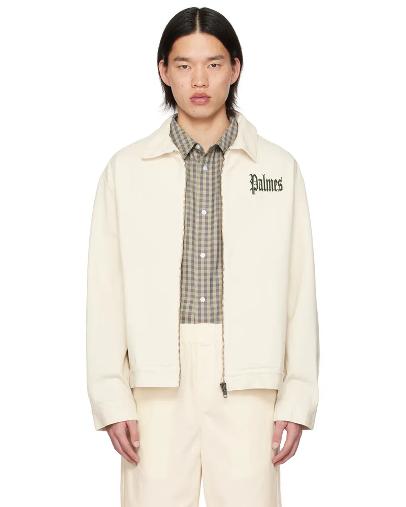 Palmes Off-White Olde Denim Jacket Off-white